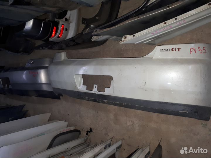 Бампер задний ниссан скайлайн 35