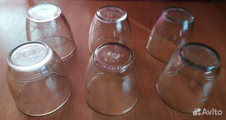 Набор бокалов для вина. Уршель. СССР. Винтаж