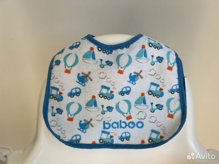 Нагрудник махровый Transport Baboo, 3 шт