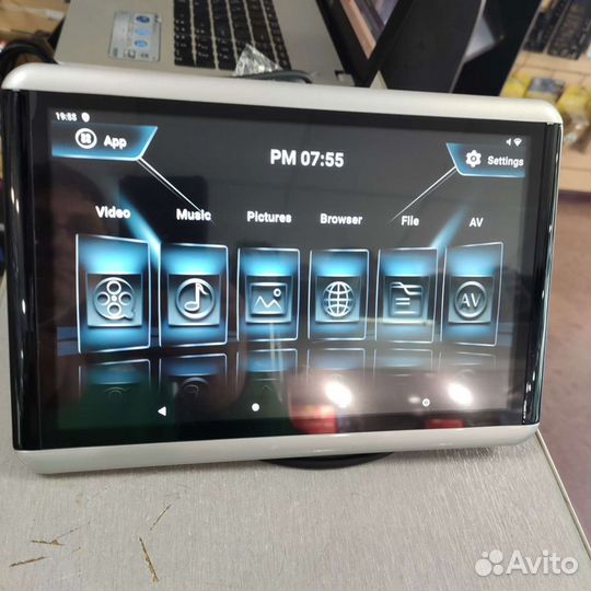 Монитор в подголовник 10.2 дюймов на Android