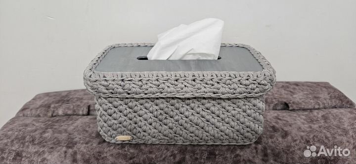 Салфетница вязаная