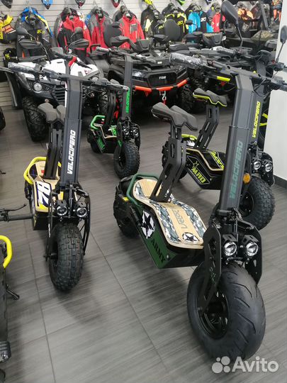 Электросамокат с сиденьем Velocifero