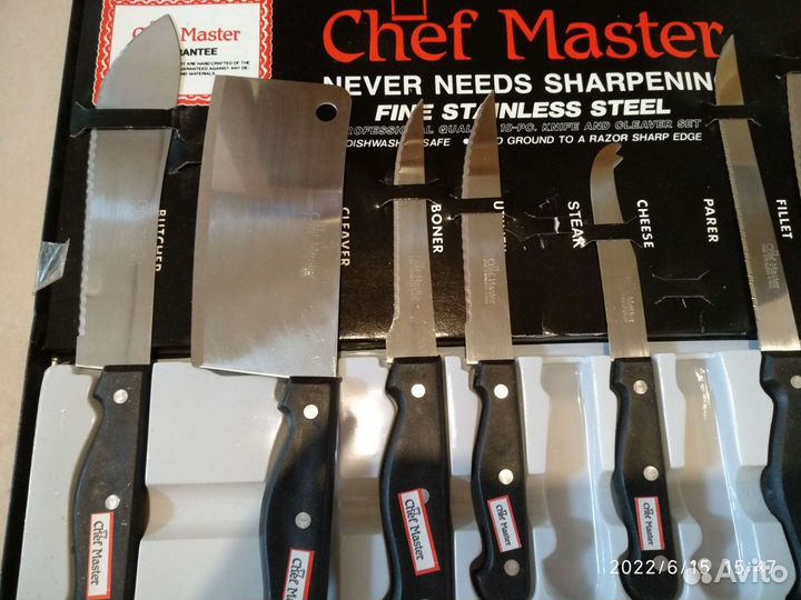 Набор ножей chef master