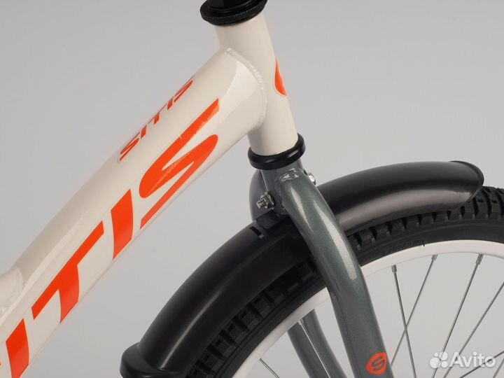 Велосипед sitis wind 20 (2023) White-Orange Kra103