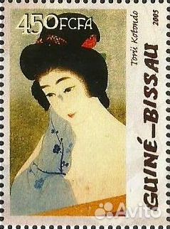 Гвинея-Бисау. 2005 г. Японская живопись. Выпуск 1