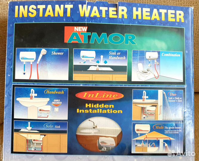 Водонагреватель проточный Atmor New 5 квт
