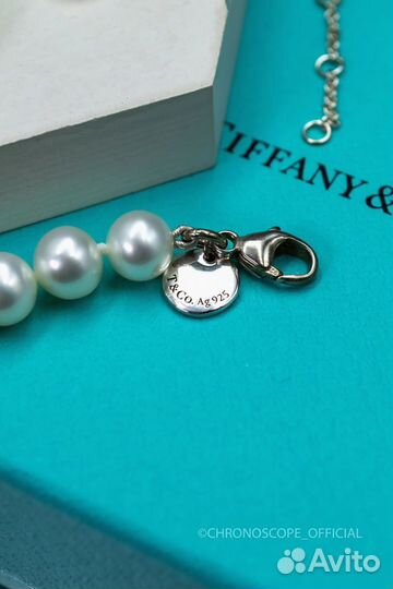 Olive Leaf Pearl Heart Bracelet Tiffany & Co