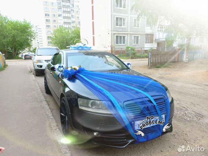 Свадебные украшения на машину