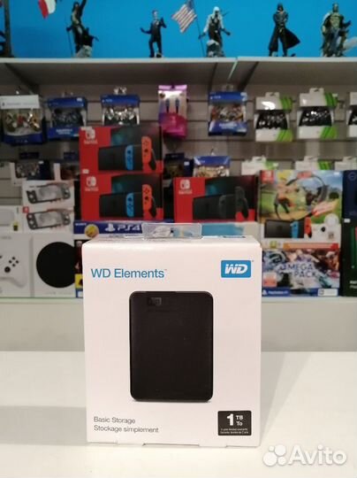 Внешний жесткий диск WD Elements 1 TB