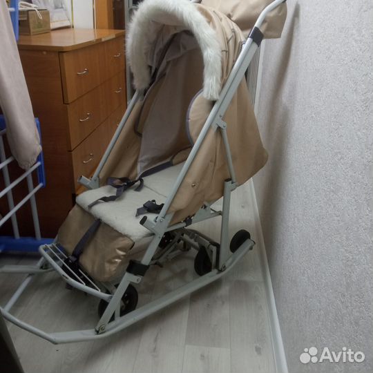Детские санки коляска бу