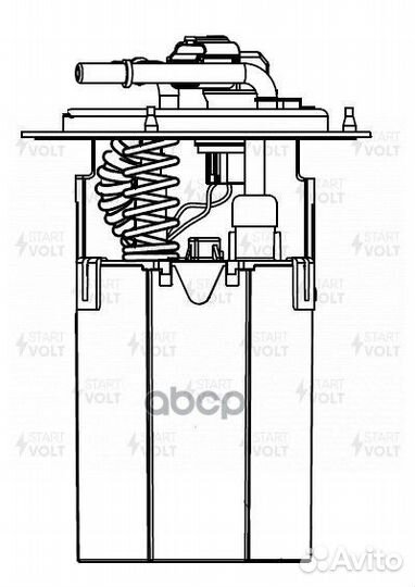 Модуль топливного насоса для а/м KIA Spectra (04)