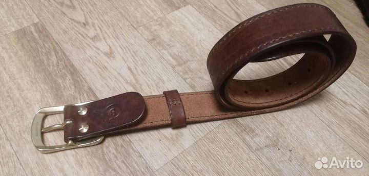 Ремень кожаный ручная работа