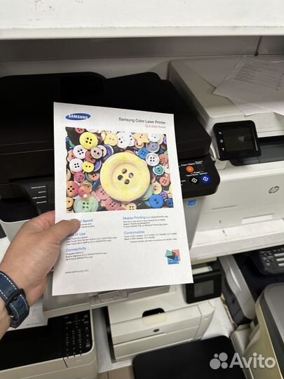 Цветное лазерное мфу Samsung CLX-3305FN