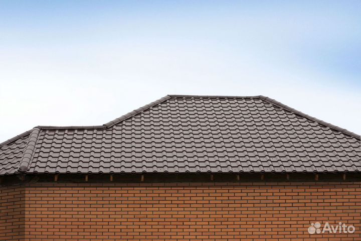 Металлочерепица в матовом покрытии в 0,45 металле