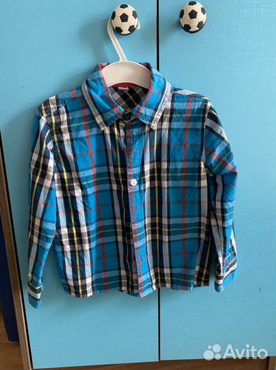 Рубашка детская для мальчиков 92 размер