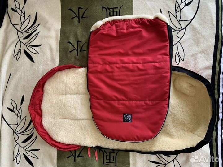 Зимний конверт в коляску Kaizer (цельная овчина)