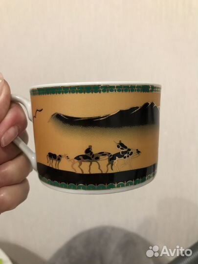 Чашка с блюдцем 4 шт