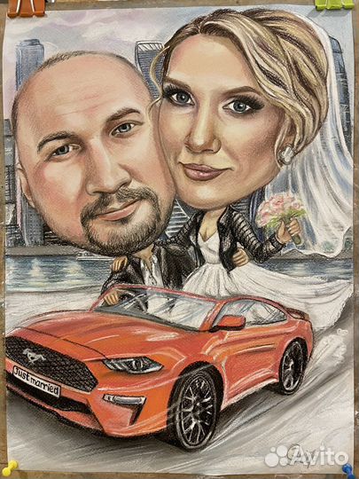 Шаржи, портреты и картины на заказ