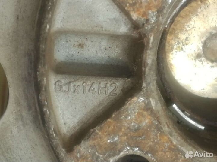 Литой диск R14 Kia Rio 2010г. Один диск