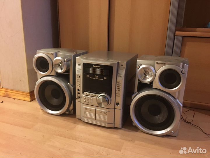 Музык. центр panasonic, Sony, колонки Samsung