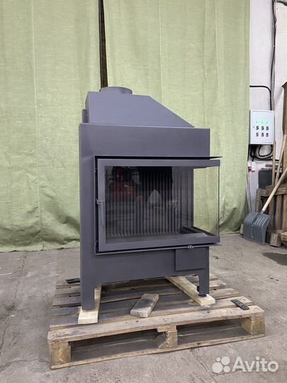 Каминная топка на дровах