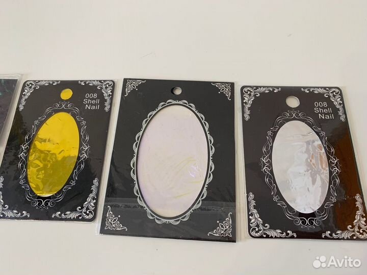 Фольга, стразы, нити, дизайн, бумага для ногтей