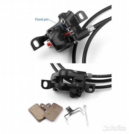 Комплект гидравлических тормозов Shimano MT200