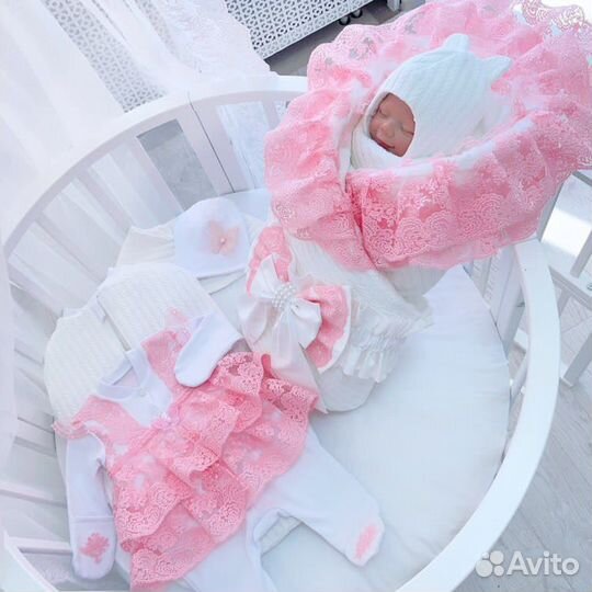 Конверт на выписку для девочки