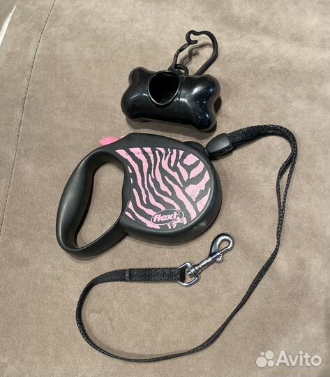 Рулетка поводок flexi для собак трос 5 м
