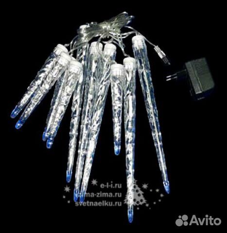 Гирлянда для дома Тающие Сосульки Каскад 17-31 см