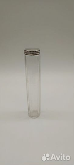 Туалетная банка зеркало серебро стекло высота 1