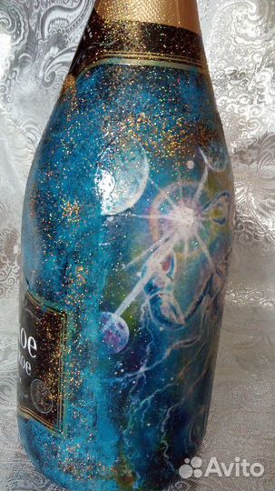 Бутылка Декупаж Подарочный