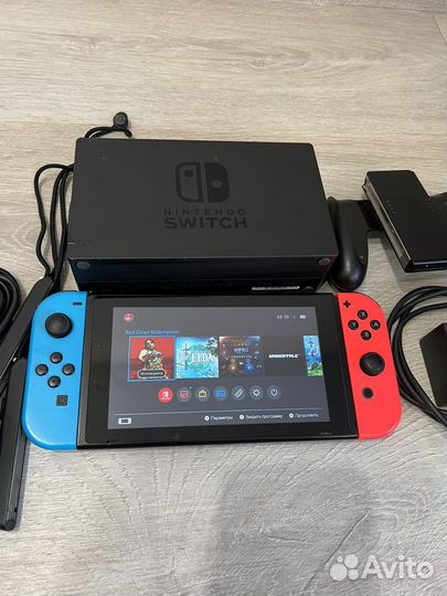 Nintendo Switch V2 прошитая 24 игры