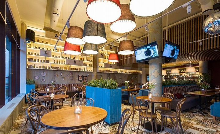 Кафе/ресторан, 350 м² с оборудованием и верандой