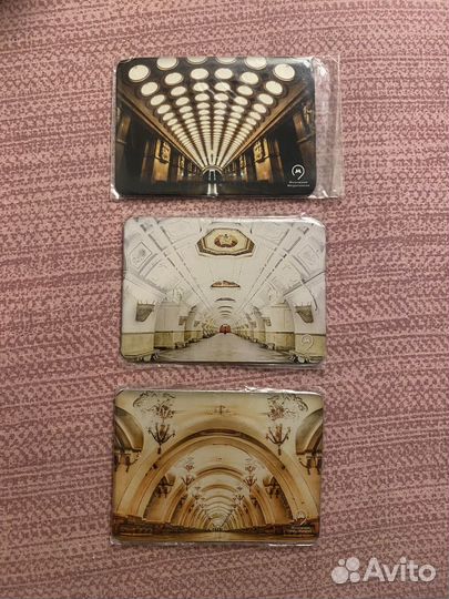 Магниты с изображением станций метро