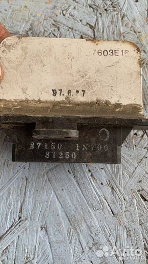 Сопротивление печки Renault 271501N700