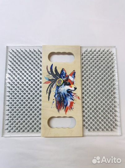 Доска с гвоздями для йоги садху массаж