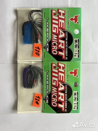 Джигголовка Jackall Heart Jig Micro