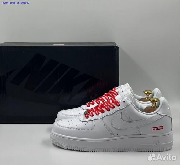 Кроссовки Nike Air Force 1 Low & Supreme (Арт.45689)