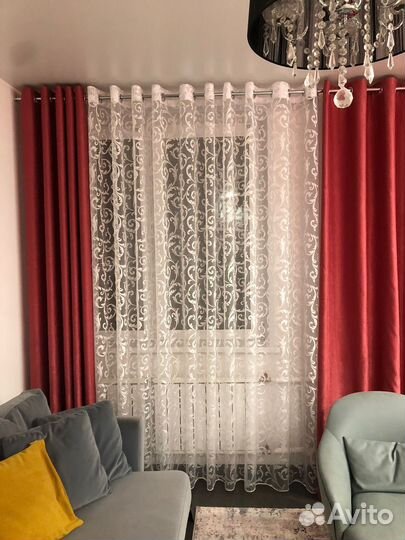 Шторы тюль на люверсах