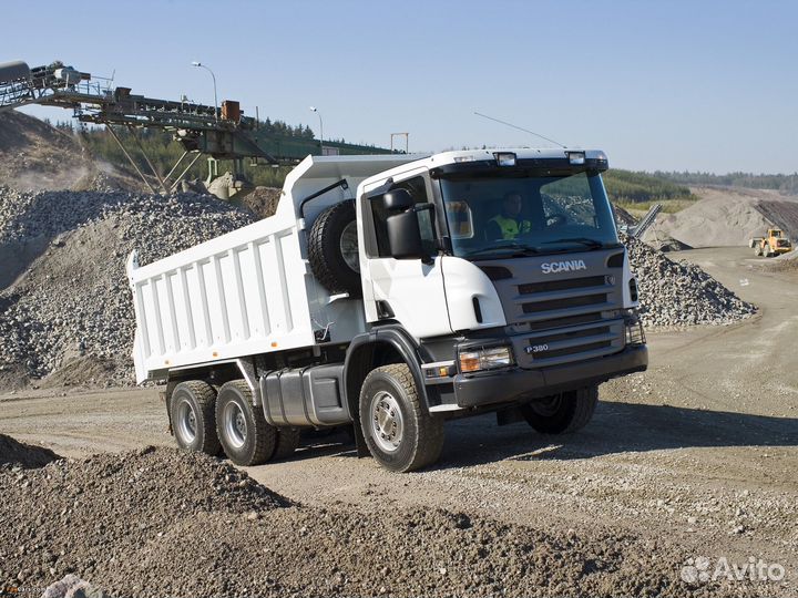 Требуется водитель самосвала Scania