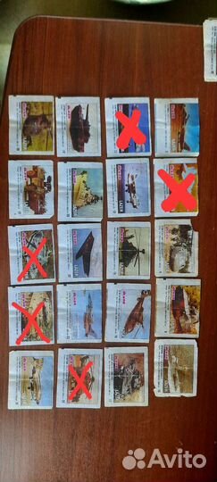 Вкладыши от жвачек