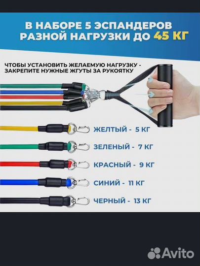 Набор универсальных эспандеров