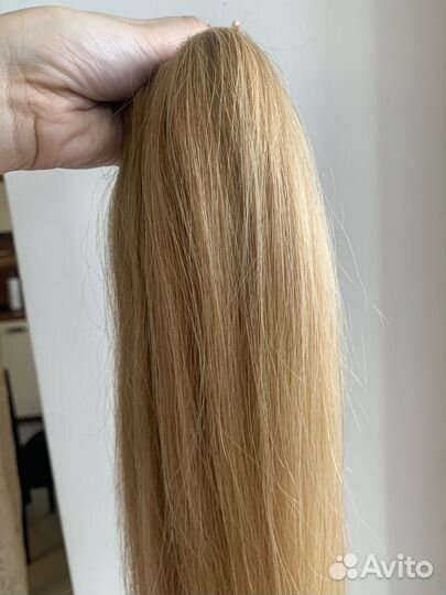 Волосы для наращивания блонд