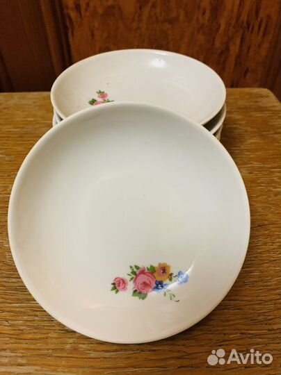 Фарфоровые блюдца СССР