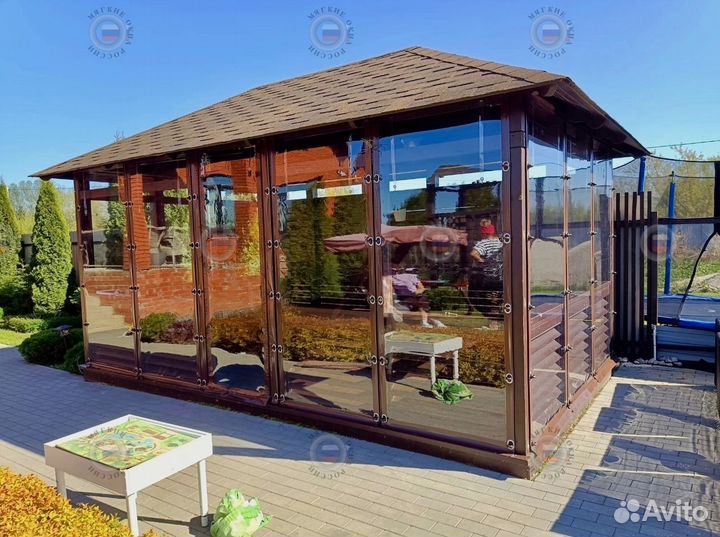 Мягкие окна из пленки пвх Корея