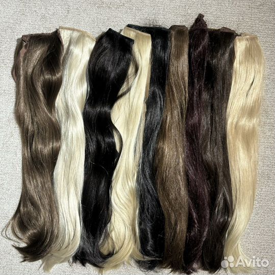 Хвост (шиньон) на ленте