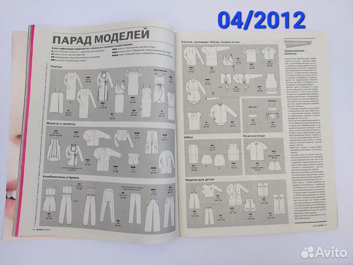 Журналы бурда моден 2010-2015