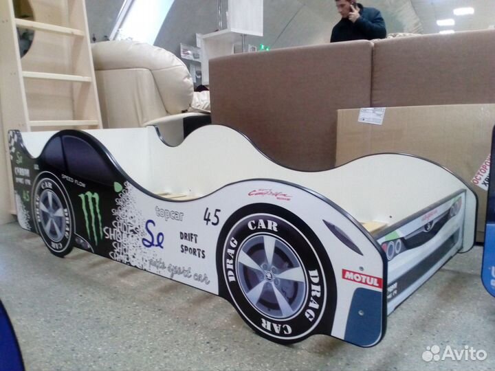 Кровать машина спорт