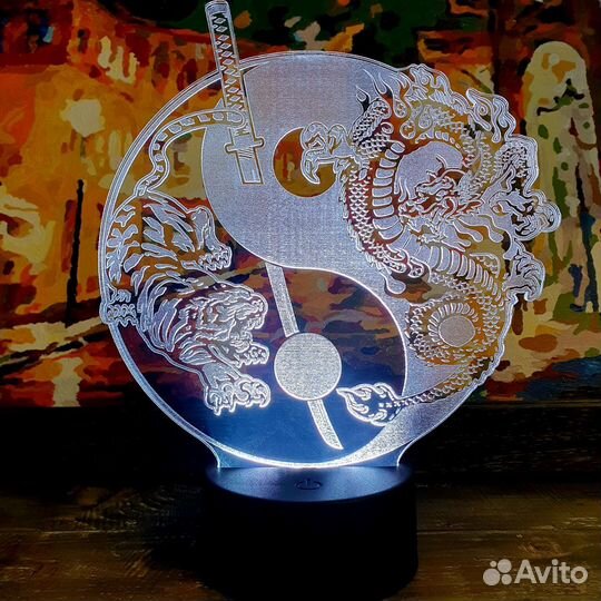 3D светильники, детские ночники